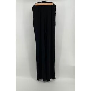 Hello Miz Maternity Yoga Straight Leg French Terry XL Black Pants Size XL  Soft